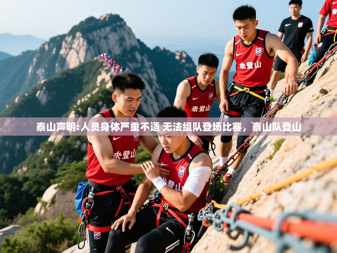 2025米兰体育下载泰山声明:人员身体严重不适 无法组队登场比赛，泰山队登山  第2张