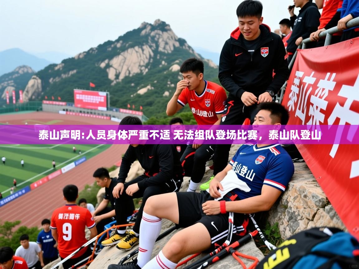 2025米兰体育下载泰山声明:人员身体严重不适 无法组队登场比赛，泰山队登山  第3张